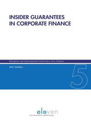 cover image of Insider Guarantees in Corporate Finance